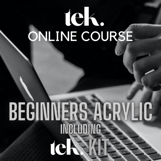 Beginners Acrylic Online Course (Including Tek Kit).